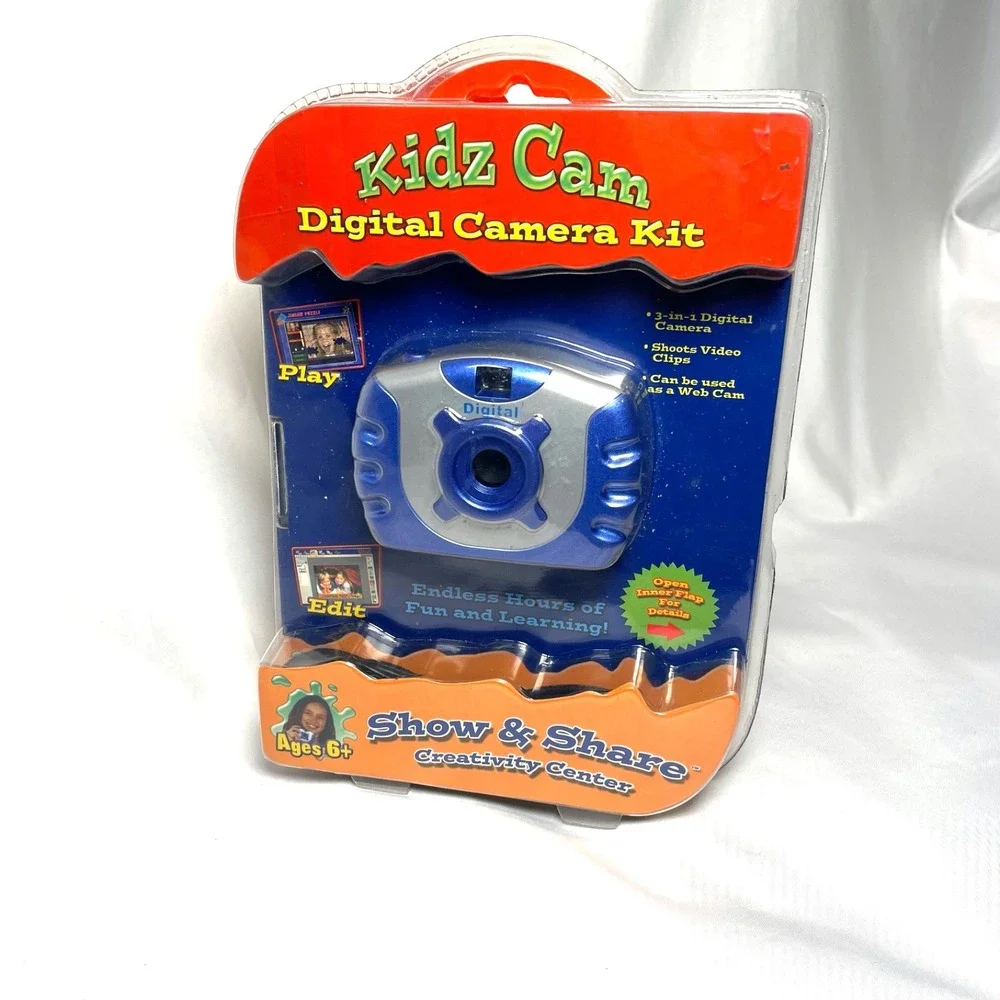 New Kidz Cam Digital Camera Kit Show & Share w/ Snapkids Photo Project Software